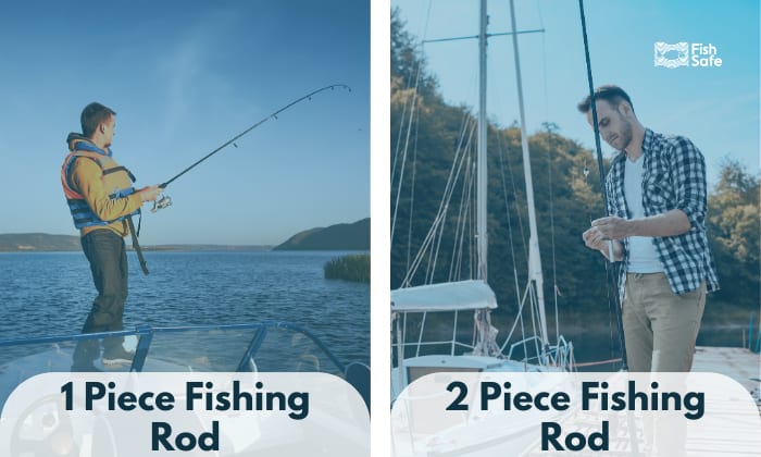 1 piece vs 2 piece fishing rod