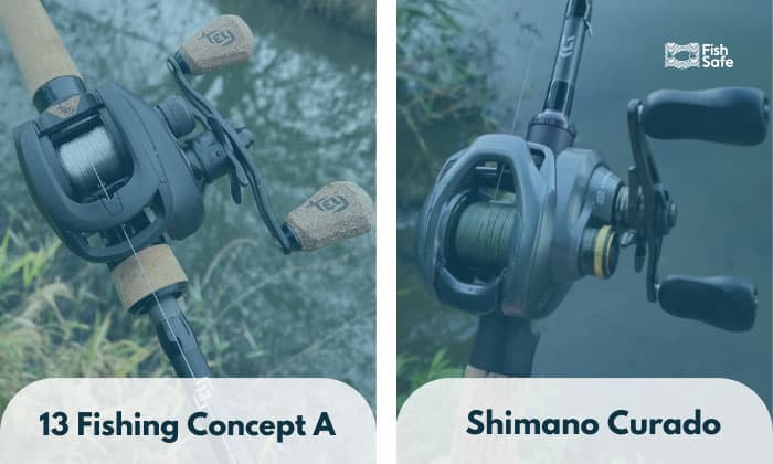 13 fishing concept a vs shimano curado