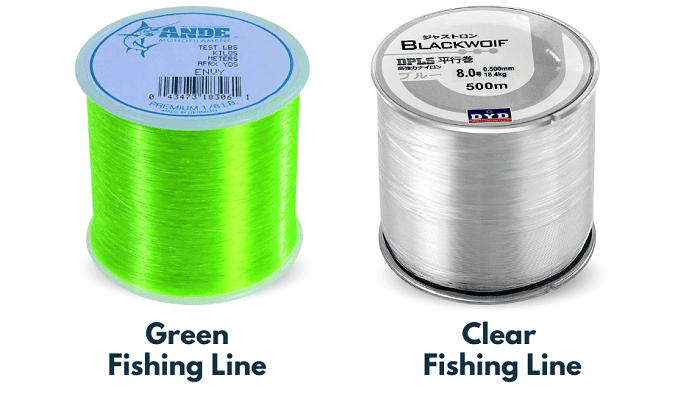 comparing-clear-and-green-monofilament-lines