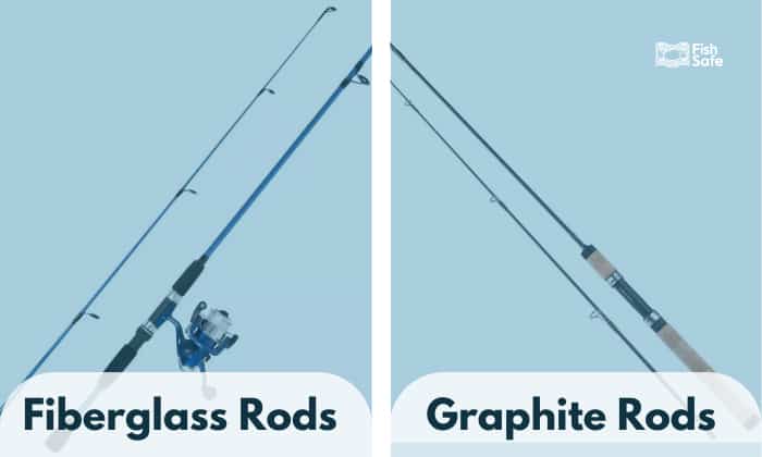 fiberglass vs graphite fishing rods
