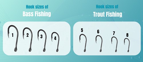 hook-sizes-of-trout-vs-bass-fishing