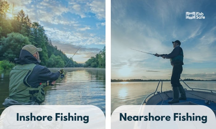 inshore fishing vs nearshore fishing