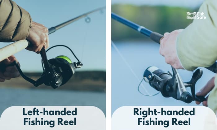 left vs right-handed fishing reel